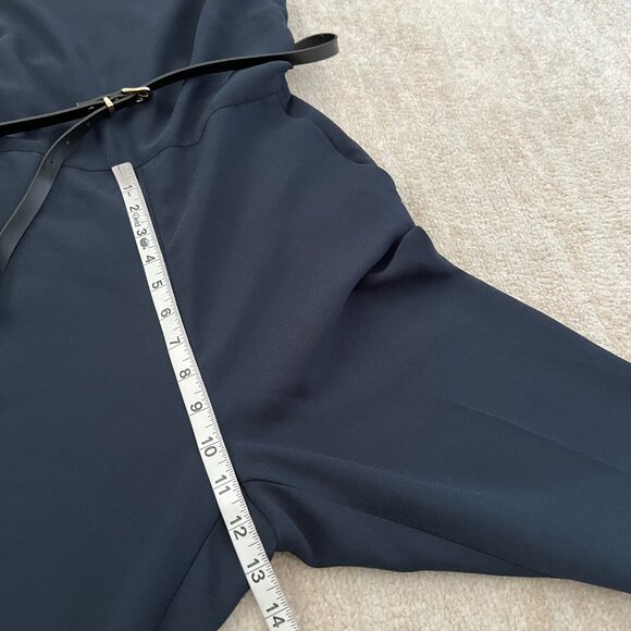 Banana Republic Blue Sleeveless Jumpsuit with Pockets 0 Petite - Picture 8 of 11